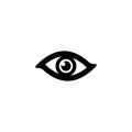 Eye vector icon Royalty Free Stock Photo